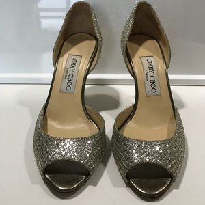 Jimmy Choo Giltter Shoes